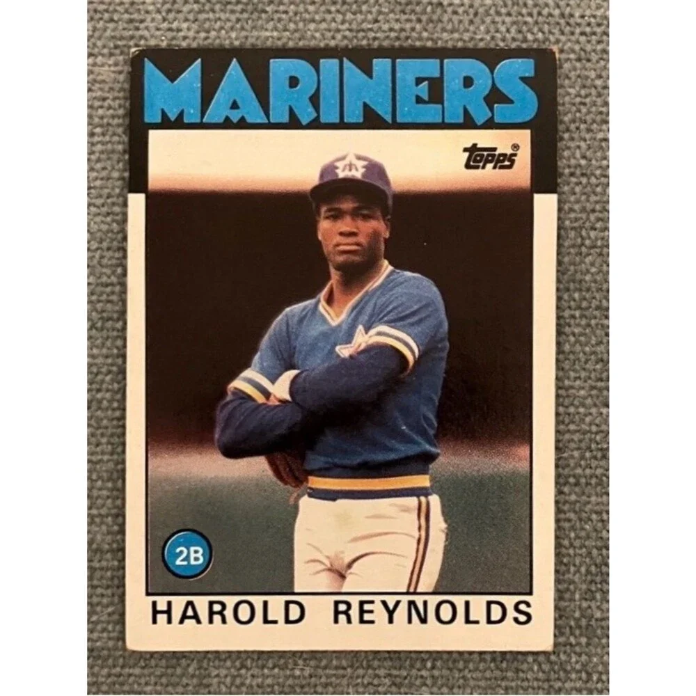 1986 Topps Seattle Mariners Baseball Card Trading Card